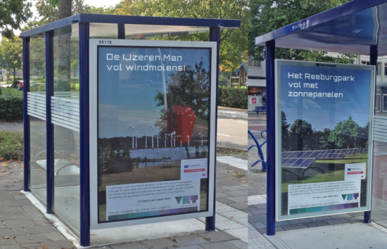 Posters bushokjes abri start VET